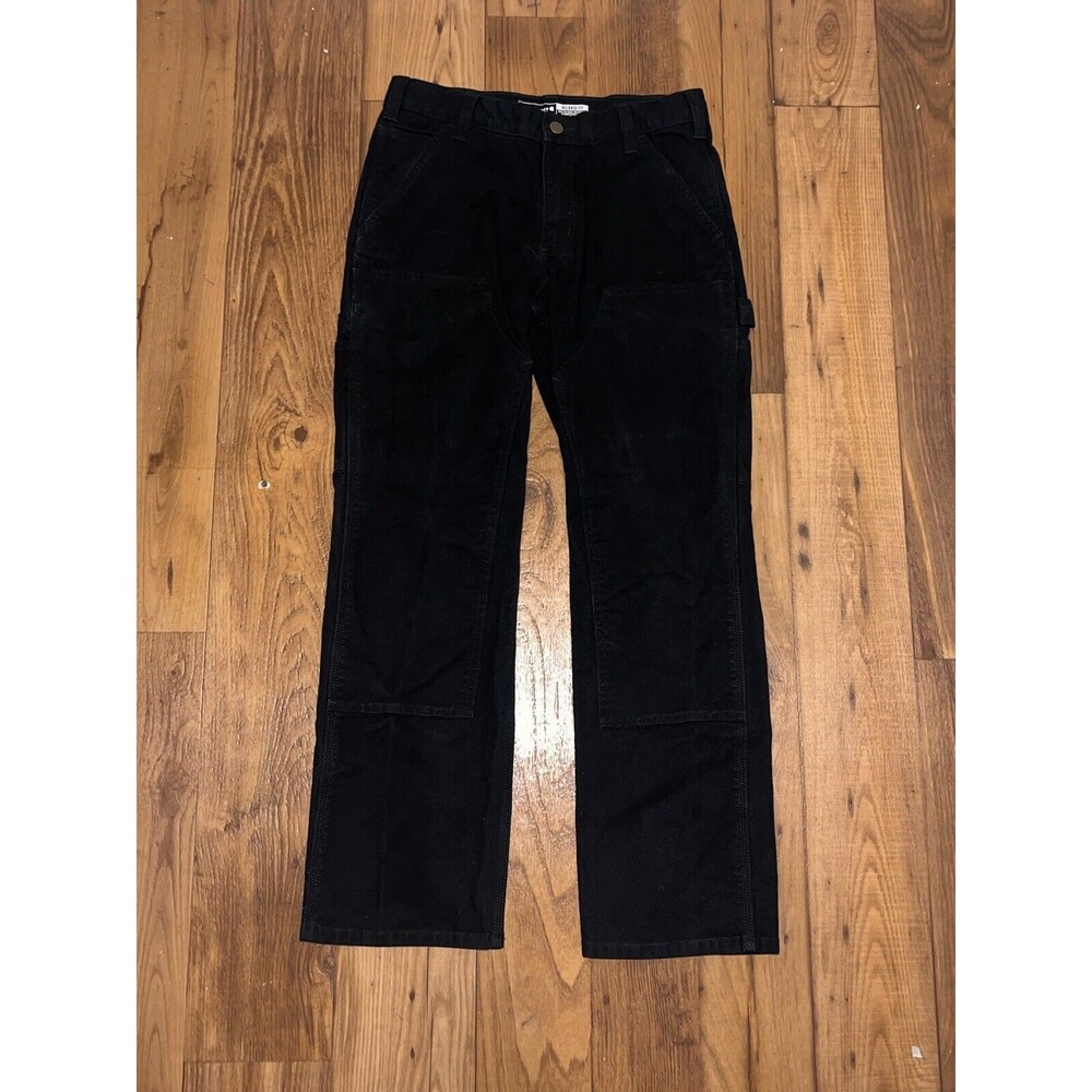 Carhartt RUGGED FLEX RELAXED FIT DUCK DOUBLE-FRONT UTILITY WORK PANT Sz 33 (k101